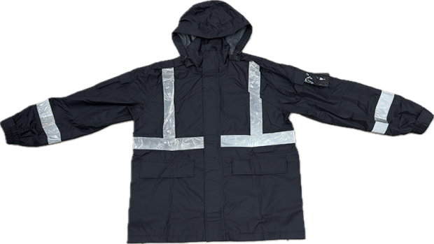 憲兵黑色兩截式勤務雨衣