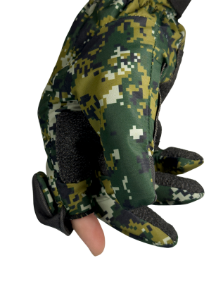 數位迷彩防護保暖手套
